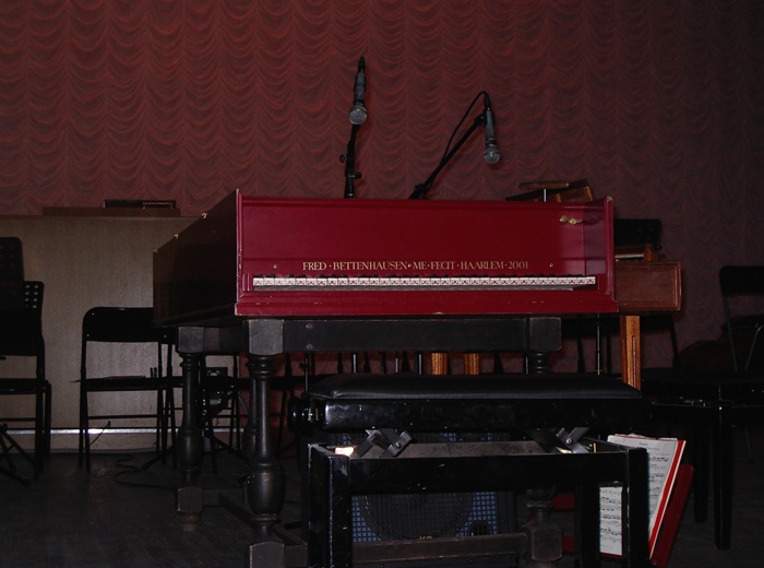 Aapo Hakkinen played this harpsichord in Novosibirsk in 2015